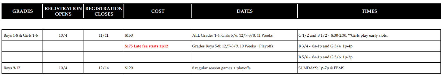 25_26 MYB Rec Schedule 25_26 MYB Rec Schedule
